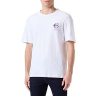 Jack & Jones Jcoholger Tee SS Beyaz Bisiklet Yaka Erkek T-shirt
