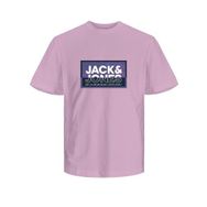 Jack & Jones Jcologan Summer Print Tee Crew Neck FST Lila Erkek T-shirt
