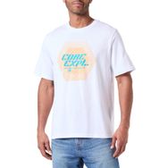 Jack & Jones Jcologo Print Tee Ss Crew Neck FST Beyaz Erkek T-shirt