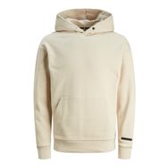 Jack & Jones Jcolunar Sweat Hood Kırık Beyaz Erkek Sweatshirt