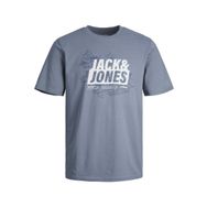 Jack & Jones Jcomap Summer Logo Tee SS Crew Neck SN Gri Erkek T-shirt