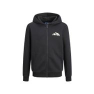 Jack & Jones Jcomountain Logo Hoodie Siyah Erkek Çocuk Sweatshirt