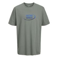 Jack & Jones Jcospiral Asfalt Tee Ss Crew Neck Styd Erkek T-shirt