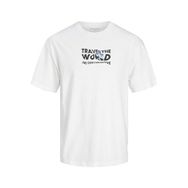 Jack & Jones Jcosplash Tee Ss Crew Neck Gc Beyaz Erkek T-shirt