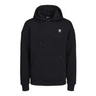 Jack & Jones Jcostructured Sweat Hood SMU Siyah Erkek Sweatshirt
