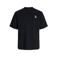 Jack & Jones Jcotriangle Summer Siyah Tee Ss Crew Neck Sn Erkek T-shirt