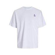 Jack & Jones Jcotriangle Summer Tee SS Crew Neck SN Beyaz Erkek T-shirt