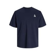 Jack & Jones Jcotriangle Summer Tee Ss Crew Neck SN Lacivert Erkek T-shirt