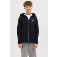 Jack & Jones JJ Beau Sweat Zip Hood JNR Siyah Erkek Çocuk Sweatshirt