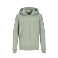 Jack & Jones JJ Beau Sweat Zip Hood JNR Yeşil Erkek Çocuk Sweatshirt