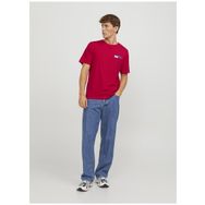 Jack & Jones Jjecorp Tee Ss O-Neck Kırmızı Erkek T-shirt