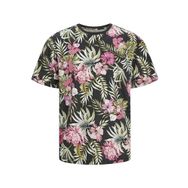 Jack & Jones Jjejeff Aop Tee SS SN Pink Nectar Erkek T-shirt