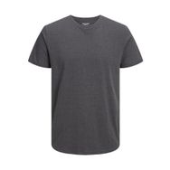 Jack & Jones Jjeorganic Yeşil Gri Mavi Pamuk Koyu Gri Melanj Regular Fit Yuvarlak Yaka Erkek T-shirt