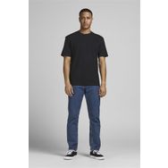 Jack & Jones Jjerelaxed Tee Ss O-Neck Noos Siyah Erkek T-shirt