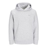 Jack & Jones Jjestaple Sweat Hood Light Grey Melange Erkek Sweatshirt