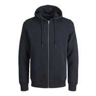 Jack & Jones Jjestar Black Basic Sweat Zip Hood Noos Erkek Sweatshirt