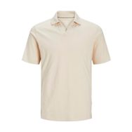 Jack & Jones Jjesummer Linen SS LN Apricot Ice Polo Erkek T-shirt