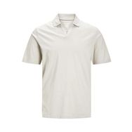 Jack & Jones Jjesummer Linen SS LN Crockery Polo Erkek T-shirt