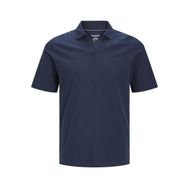 Jack & Jones Jjesummer Linen SS LN Navy Blazer Polo Erkek T-shirt