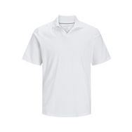Jack & Jones Jjesummer Linen SS LN White Polo Erkek T-shirt