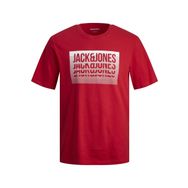 Jack & Jones Jjflint Tee Ss Gerçek Kırmızı Bisiklet Yaka Erkek T-shirt