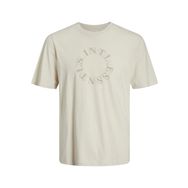 Jack & Jones Jjlee Tee Ss Crew Neck Kırık Beyaz Erkek T-shirt
