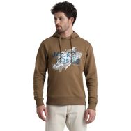 Jack & Jones Jjnelson Sweat Hood Sütlü Kahve Erkek Sweatshirt