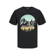 Jack & Jones Jjpeak Tee Ss Siyah Bisiklet Yaka Erkek T-shirt