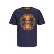 Jack & Jones Jjrio Tee Ss Lacivert Navy Blazer Bisiklet Yaka Erkek T-shirt