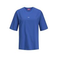 Jack & Jones Jjxx Jxandrea Loose SS Logo Tee Jrs Noos Blue Iolite Print White Logo Kadın T-shirt