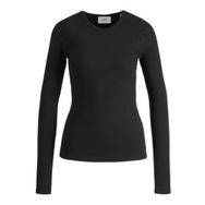 Jack & Jones JJXX Jxfreya STR LS Rib TEE JRS NOOS Black Kadın T-shirt