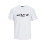 Jack & Jones Joraruba Branding Tee Ss Crew Neck Parlak Beyaz Erkek T-shirt