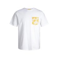 Jack & Jones Joraruba Convo Pocket Tee Ss Parlak Beyaz Bisiklet Yaka Erkek T-shirt