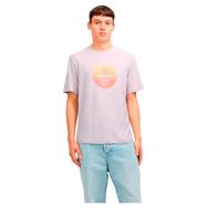 Jack & Jones Joraruba Sunset Branding TEE SS C.N Lila Erkek T-shirt