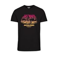 Jack & Jones Joraruba Tee Ss Crew Neck 1 FST Siyah Erkek T-shirt
