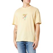 Jack & Jones Jorblockpop Tee SS Crew Neck TG İtalyan Straw İtalyan Samanı Erkek T-shirt