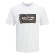 Jack & Jones Jorbushwick Box Tee Ss Parlak Beyaz Bisiklet Yaka Erkek T-shirt