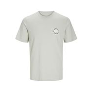 Jack & Jones Jorbushwick Circle Tee Ss Mineral Gri Bisiklet Yaka Erkek T-shirt