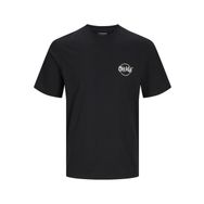 Jack & Jones Jorbushwick Circle Tee SS Siyah Bisiklet Yaka Erkek T-shirt