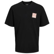 Jack & Jones Jorcanon Tee Ss Crew Neck Styd Siyah Erkek T-shirt