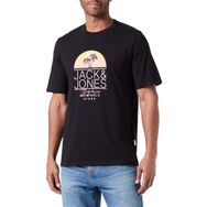 Jack & Jones Jorcasey Tee SS Siyah Bisiklet Yaka Erkek T-shirt