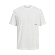 Jack & Jones Jorclan Tee Ss Parlak Beyaz Bisiklet Yaka Erkek T-shirt