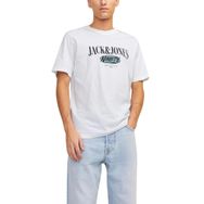 Jack & Jones Jorcobin Tee Ss Parlak Beyaz Bisiklet Yaka Erkek T-shirt