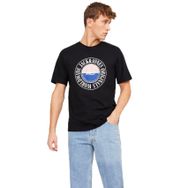 Jack & Jones Jorcobin Tee Ss Siyah Bisiklet Yaka Erkek T-shirt