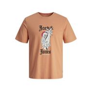 Jack & Jones Jorcoconut Skull Tee SS Kanyon Gün Batımı Bisiklet Yaka Erkek T-shirt