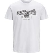 Jack & Jones Jorcomfortbrandıng Tee Ss Crew Neck Blk Erkek T-shirt