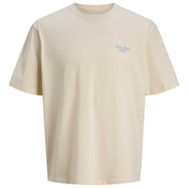 Jack & Jones Jorconte Tee Ss Crew Neck Styd Tereyağı Krema Erkek T-shirt