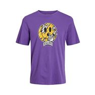 Jack & Jones Jorcrown Skull Tee Ss Crew Neck FST Derin Lavanta Erkek T-shirt