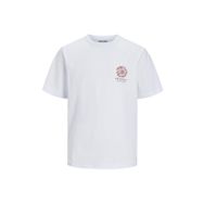 Jack & Jones Joreaster Activity Tee Ss Crew Neck Parlak Beyaz Erkek T-shirt