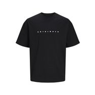 Jack & Jones Joreaster Activity Tee Ss Crew Neck Siyah Bisiklet Yaka Erkek T-shirt